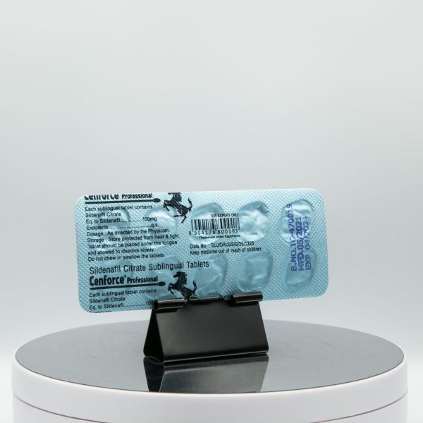 Verpackung Cenforce Proffesional 100 mg Centurion Laboratories