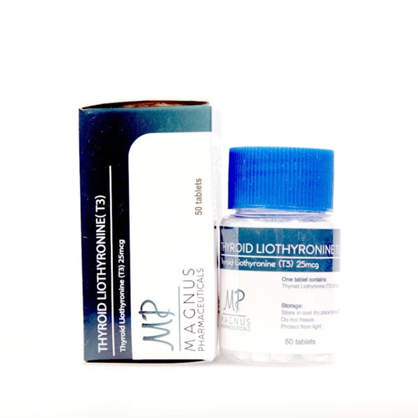 Verpackung Thyroid Liothyronine (T3) 25 mcg Magnus Pharmaceuticals