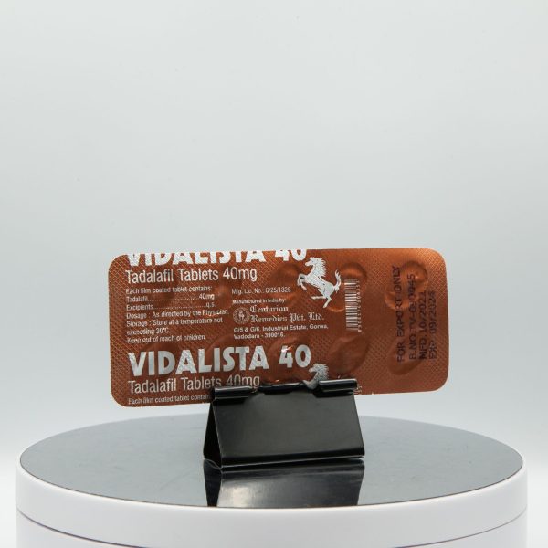 Verpackung Vidalista 40 mg Centurion Laboratories