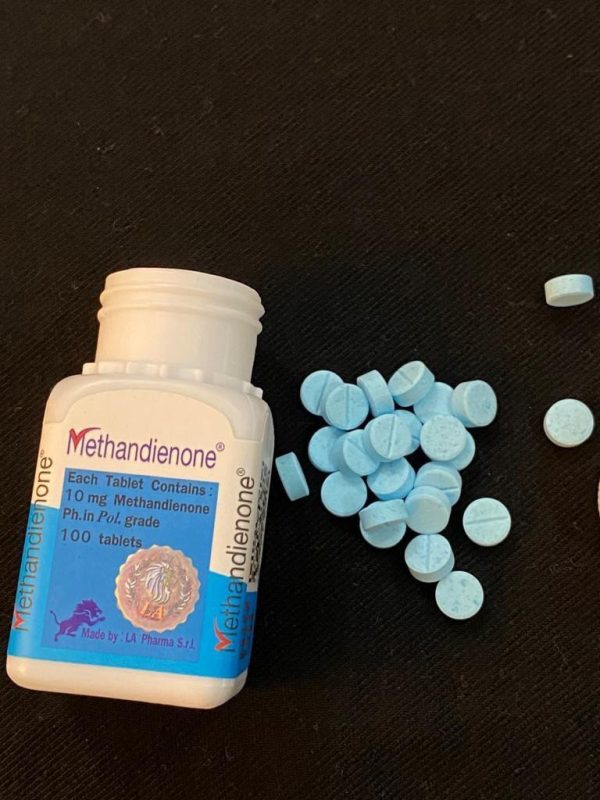 Verpackung Methandienone 10mg LA Pharma