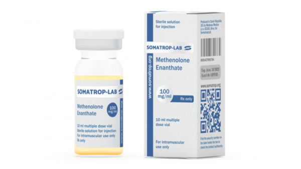 Verpackung Methenolone Enanthate 100mg Somatrop-Lab